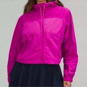 lululemon athletica Vibrant Pink Bomber Jacket